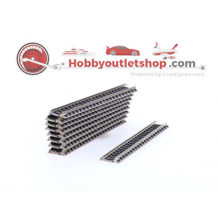 Schaal N Fleischmann Piccolo 9101 rechte rail lengte 111mm 20 st. #9096 - sku: 20260305101544 - Gebruikt - Goede staat - Afbeelding 4