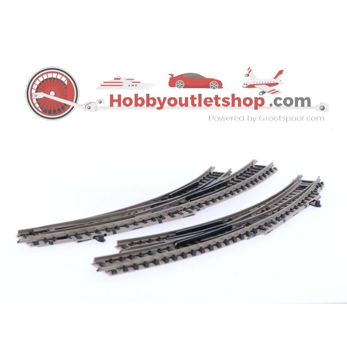 Schaal N Fleischmann 1P 9142 gebogen wissel paar L + R #9098 - sku: 20260305103148 - Gebraucht - Sehr guter Zustand - Bild 3