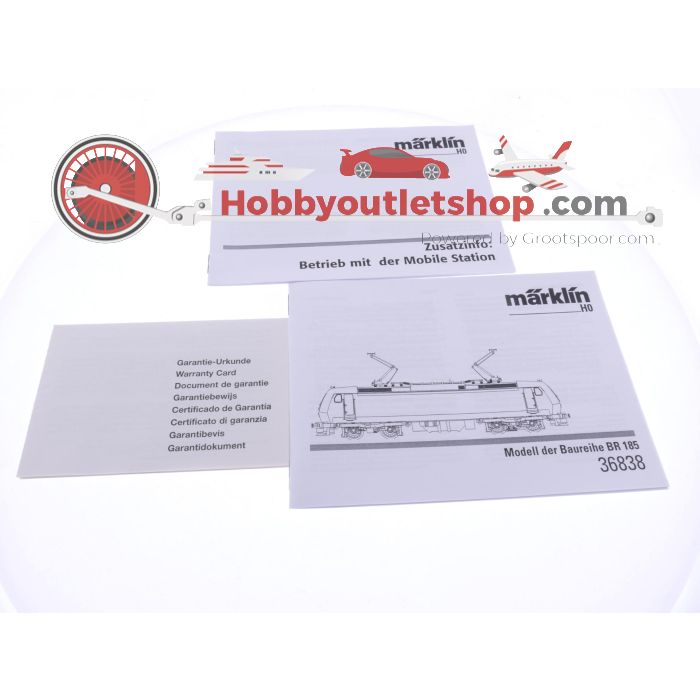 Schaal H0 Märklin 36838 elektrische locomotief serie 185.1 van Veolia Transport. Digitaal #9102 - sku: 20260305010247 - Gebruikt - Zeer goede staat - Afbeelding 8