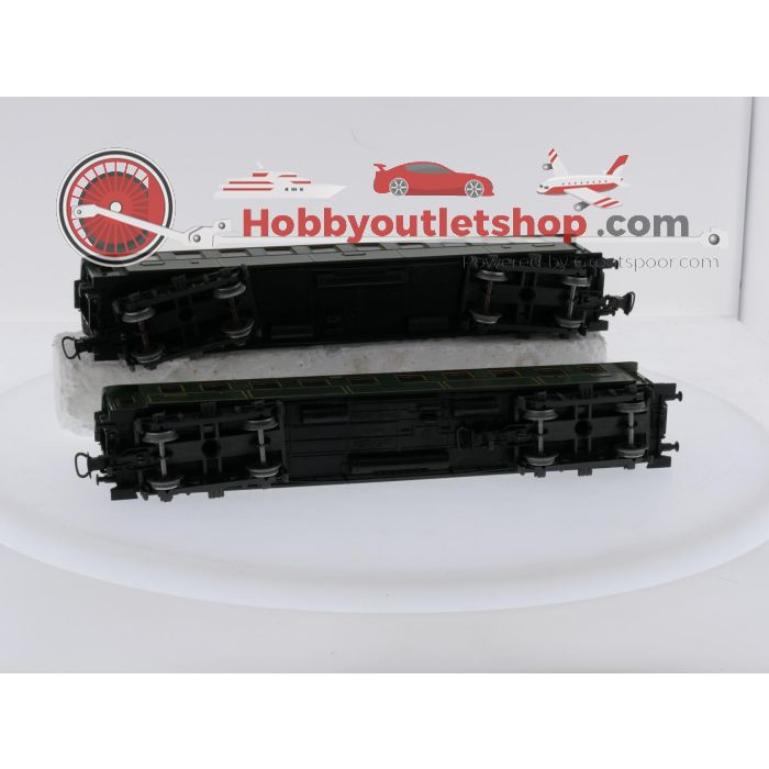 Schaal H0 Märklin 4135 & 4137 rijtuigen set Ccü en Pw4übay van de  K.Bay.Sts.B. / DRG #9108 - sku: 20260311022311 - Gebruikt - Goede staat - Afbeelding 3