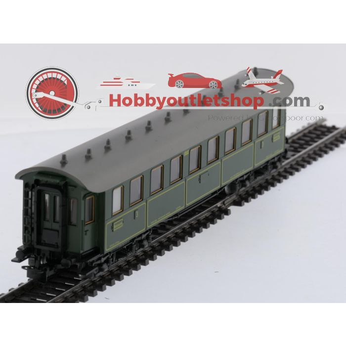 Schaal H0 Märklin 4135 & 4137 rijtuigen set Ccü en Pw4übay van de  K.Bay.Sts.B. / DRG #9108 - sku: 20260311022311 - Gebruikt - Goede staat - Afbeelding 14
