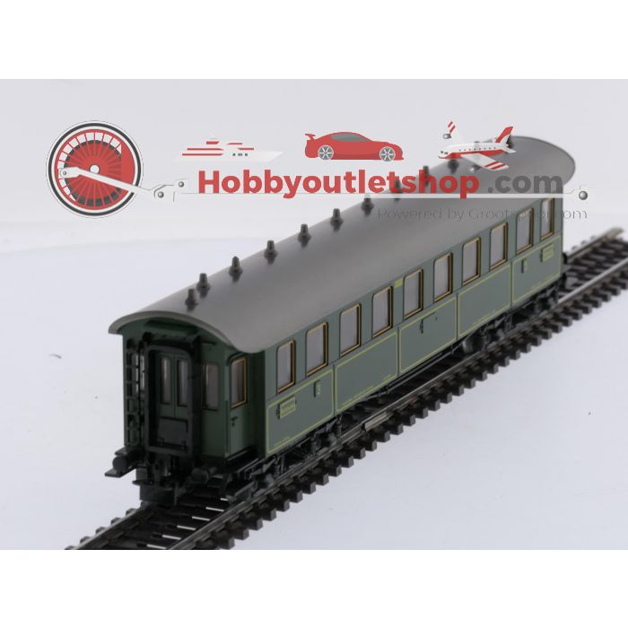 Schaal H0 Märklin 4135 & 4137 rijtuigen set Ccü en Pw4übay van de  K.Bay.Sts.B. / DRG #9108 - sku: 20260311022311 - Gebruikt - Goede staat - Afbeelding 18
