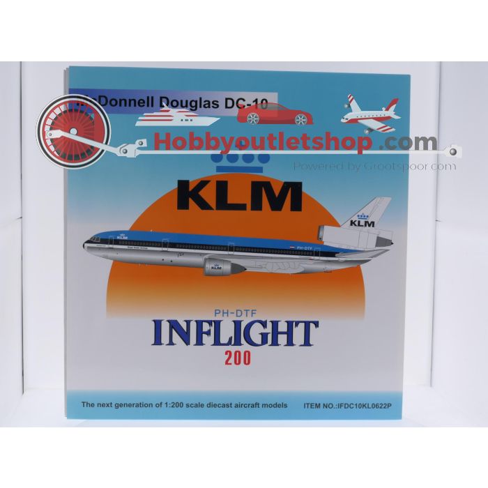 Schaal 1:200 Inflight200 IFDC10KL0622P McDonnell Douglas DC-10 KLM Reg. PH-DTF #9120 - sku: 20260313122258 - Gebruikt - Zo goed als nieuw - Afbeelding 6