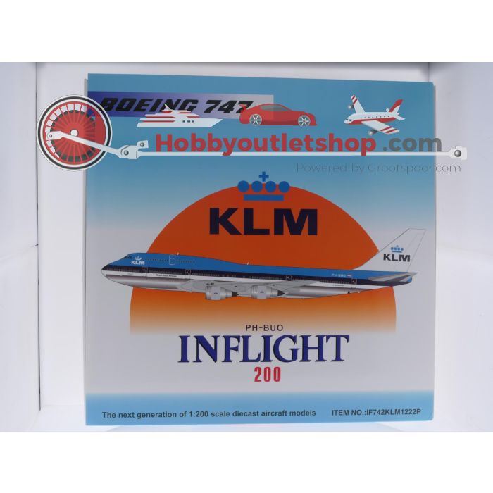 Schaal 1:200 Inflight200 IF742KLM222P Boeing 747-206B KLM Reg. PH-BUO #9123 - sku: 20260313052839 - Gebruikt - Zo goed als nieuw - Afbeelding 6