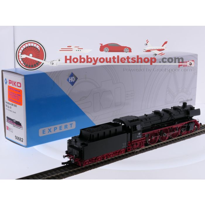 Schaal H0 Piko 50682 stoomlocomotief met losse tender BR 03 van de DB. Digitaal #9128 - sku: 20260317040343 - Gebruikt - Nieuwstaat - Afbeelding 5