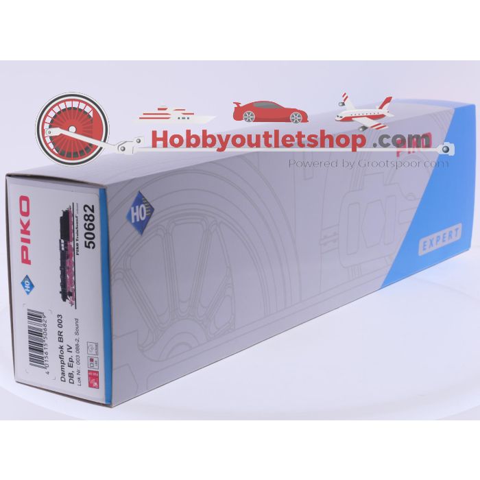 Schaal H0 Piko 50682 stoomlocomotief met losse tender BR 03 van de DB. Digitaal #9128 - sku: 20260317040343 - Gebruikt - Nieuwstaat - Afbeelding 14