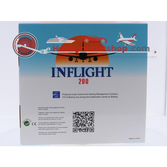 Schaal 1:200 Inflight200 IF732KL0719 Boeing 737-200 KLM Reg. PH-TVX #9134 - sku: 20260319111647 - Gebruikt - Zo goed als nieuw - Afbeelding 8