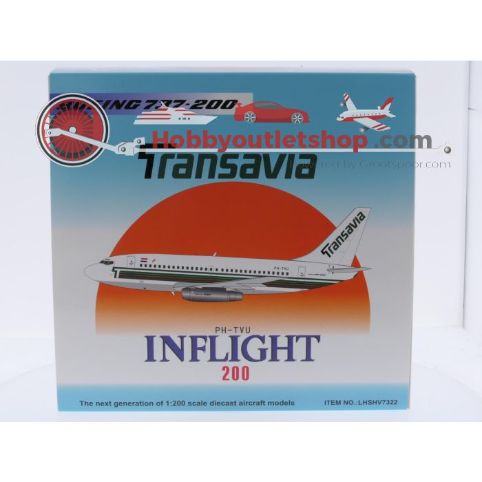 Schaal 1:200 Inflight200 LHSHV7322 Boeing 737-200 Transavia Reg. PH-TVU #9135 - sku: 20260319122224 - Gebruikt - Zo goed als nieuw - Afbeelding 7