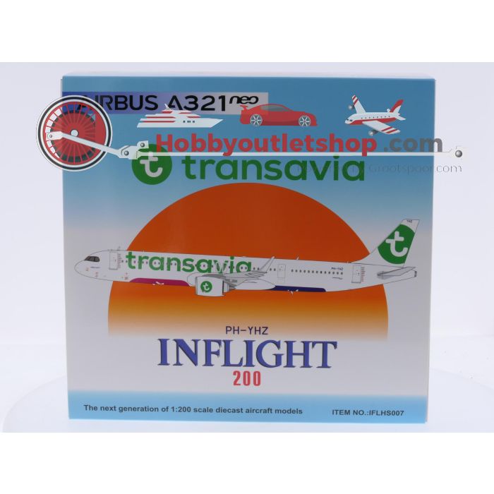 Schaal 1:200 Inflight200 IFLHS007 Airbus A321neo Transavia Reg. PH-YHZ #9136 - sku: 20260319011450 - Gebruikt - Zo goed als nieuw - Afbeelding 7