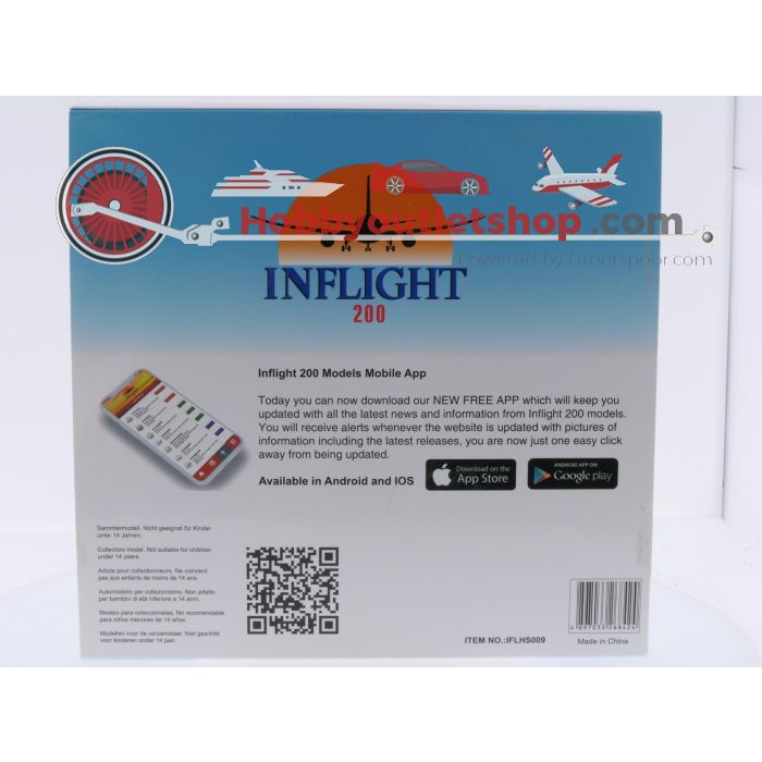 Schaal 1:200 Inflight200 IFLHS009 Airbus A321neo Transavia Retro "John Block, 60 Years Anniversary" Reg. PH-YHD #9138 - sku: 20260319015346 - Gebruikt - Zo goed als nieuw - Afbeelding 8