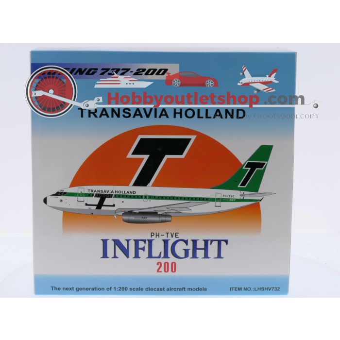 Schaal 1:200 Inflight200 LHSHV732 Boeing 737-200 Transavia Holland Reg. PH-TVE #9139 - sku: 20260319031937 - Gebruikt - Zo goed als nieuw - Afbeelding 7