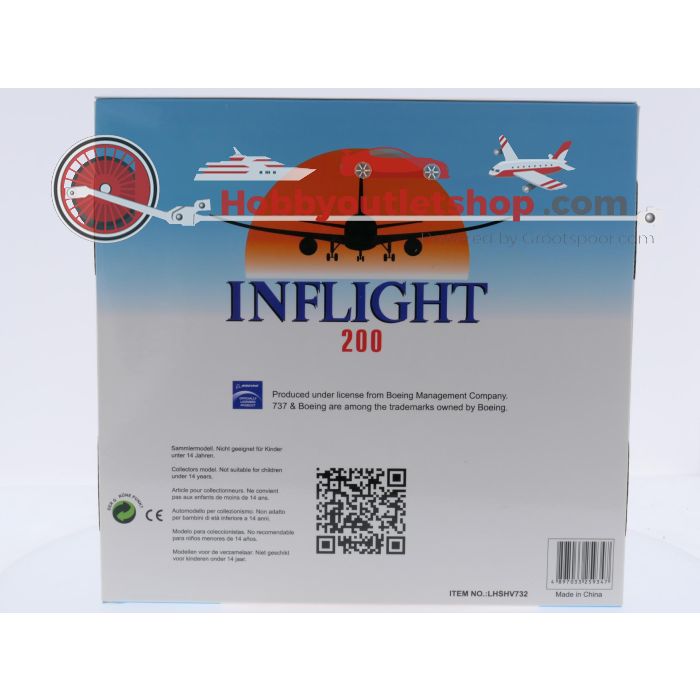 Schaal 1:200 Inflight200 LHSHV732 Boeing 737-200 Transavia Holland Reg. PH-TVE #9139 - sku: 20260319031937 - Gebruikt - Zo goed als nieuw - Afbeelding 8