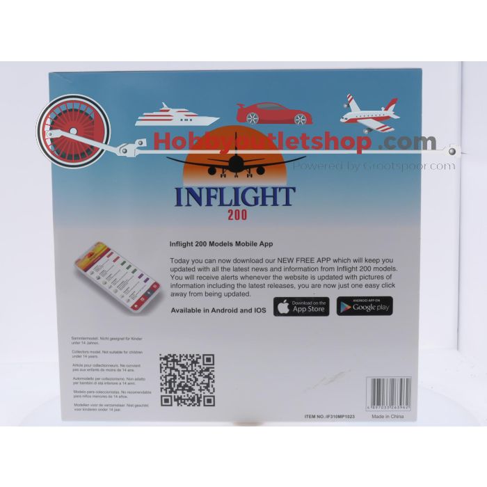 Schaal 1:200 Inflight200 IF310MP1023 Airbus A310 Martinair Holland Reg. PH-MCA #9141 - sku: 20260319040953 - Gebruikt - Zeer goede staat - Afbeelding 8