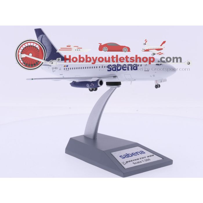 Schaal 1:200 Inflight200 IF732SN0520 Boeing 737-200 Sebena Reg. OO-SDJ #9142 - sku: 20260319043016 - Gebruikt - Zo goed als nieuw - Afbeelding 4