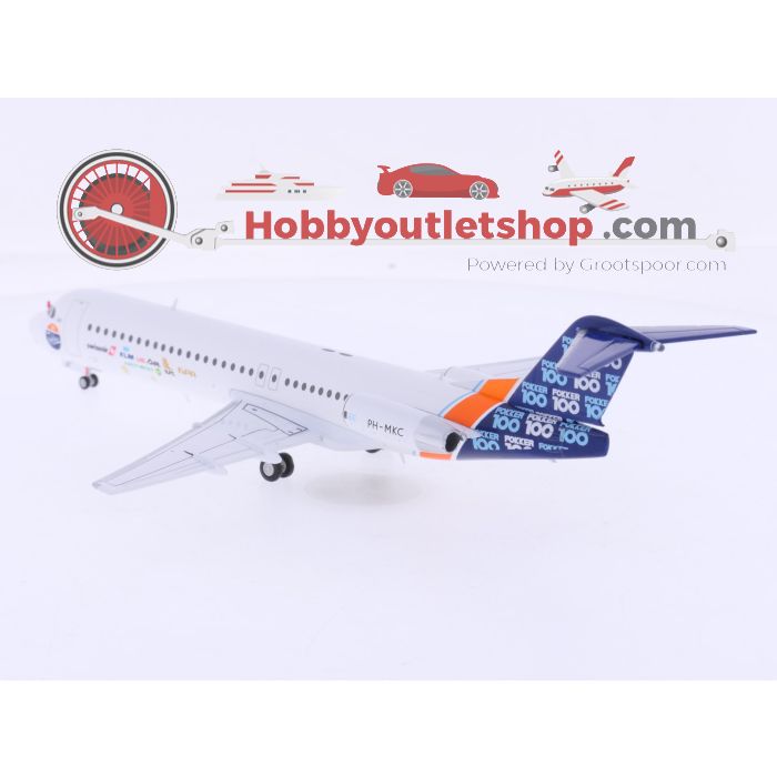 Schaal 1:200 JC Wings DT2303 Fokker 100 House Color "Airline Logo’s" Reg. PH-MKC #9150 - sku: 20260324115827 - Gebraucht - Wie Neu - Bild 2