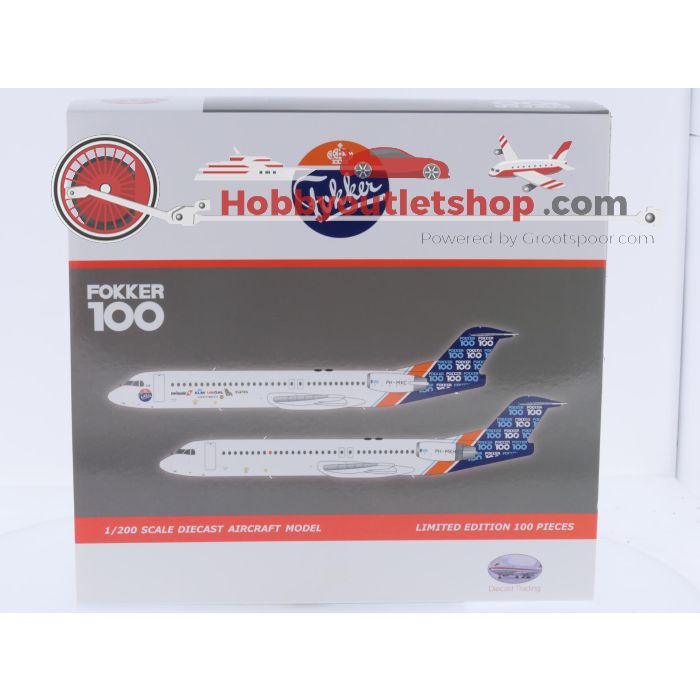 Schaal 1:200 JC Wings DT2303 Fokker 100 House Color "Airline Logo’s" Reg. PH-MKC #9150 - sku: 20260324115827 - Gebraucht - Wie Neu - Bild 7