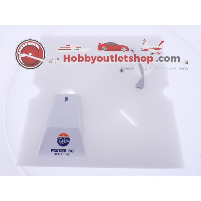 Schaal 1:200 JC Wings LH2216 Fokker 50 "House Color" Reg. PH-OSI #9151 - sku: 20260324012413 - Gebraucht - Wie Neu - Bild 6