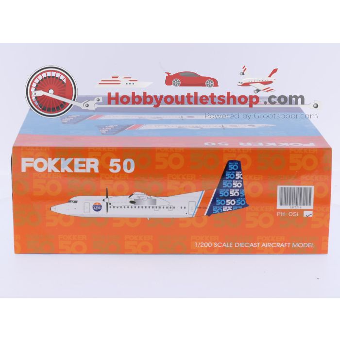 Schaal 1:200 JC Wings LH2216 Fokker 50 "House Color" Reg. PH-OSI #9151 - sku: 20260324012413 - Gebraucht - Wie Neu - Bild 9