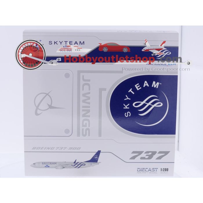 Schaal 1:200 JC Wings XX20146 Boeing 737-900 "Skyteam" Airfrance / KLM Reg. PH-BXO #9152 - sku: 20260324020312 - Gebruikt - Zo goed als nieuw - Afbeelding 7