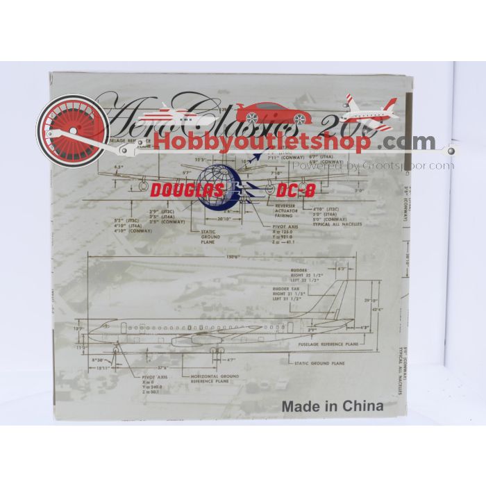 Schaal 1:200 Aeroclassics AMS20001 Douglas DC8-55F "Sir Isaac Newton" KLM Reg. PH-DCI #9153 - sku: 20260324042406 - Gebruikt - Zeer goede staat - Afbeelding 11