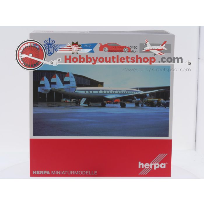 Schaal 1:200 Herpa 571746 Lockheed L-1049C Super Constellation "Photon" KLM Reg. PH-LKU #9155 - sku: 20260325101558 - Gebruikt - Zo goed als nieuw - Afbeelding 7