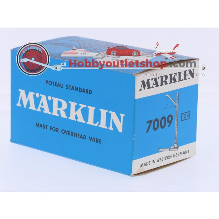 Schaal H0 Märklin 7009 Bovenleidingmast 10 stuks in gele of blauwe verpakking #3946 - sku: 20230526032731 - Gebruikt - Goede staat - Afbeelding 4