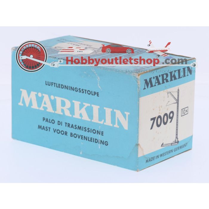 Schaal H0 Märklin 7009 Bovenleidingmast 10 stuks in gele of blauwe verpakking #3946 - sku: 20230526032731 - Gebruikt - Goede staat - Afbeelding 5