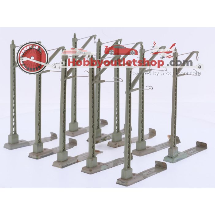 Schaal H0 Märklin 7009 bovenleidingmast met vaste voet zakje á 10 stuks #9160 - sku: 20260326120509 - Gebraucht - Guter Zustand - Bild 2