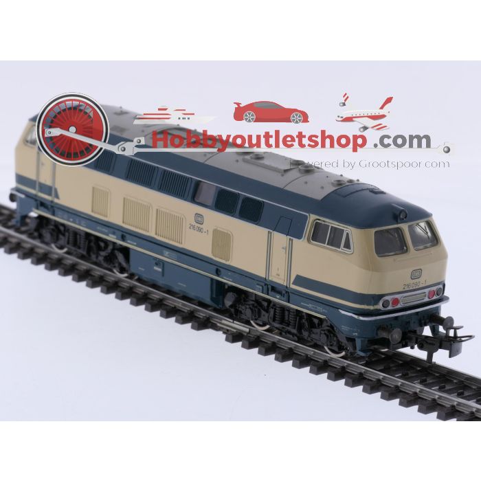 Schaal H0 Märklin 3074 diesel locomotief BR 216 van de DB #9167 - sku: 20260327044313 - Used - Very good condition - Photo 2