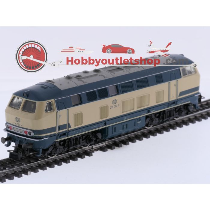 Schaal H0 Märklin 3074 diesel locomotief BR 216 van de DB #9167 - sku: 20260327044313 - Used - Very good condition - Photo 3