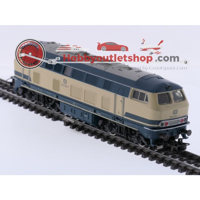 Schaal H0 Märklin 3074 diesel locomotief BR 216 van de DB #9167 - sku: 20260327044313 - Used - Very good condition - Photo 4
