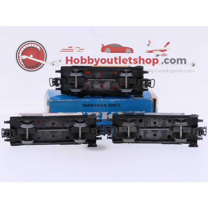 Schaal H0 Märklin 4501, 4501 en 4502 set van 3 ketelwagen Esso en Shell van de DB #9170 - sku: 20260331083440 - Gebraucht - Sehr guter Zustand - Bild 15