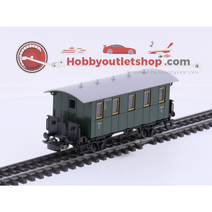 Schaal H0 Märklin 4007, 4008 en 4039 rijtuigen set met bagagewagon van de DB #9171 - sku: 20260331093625 - Gebraucht - Sehr guter Zustand - Bild 9