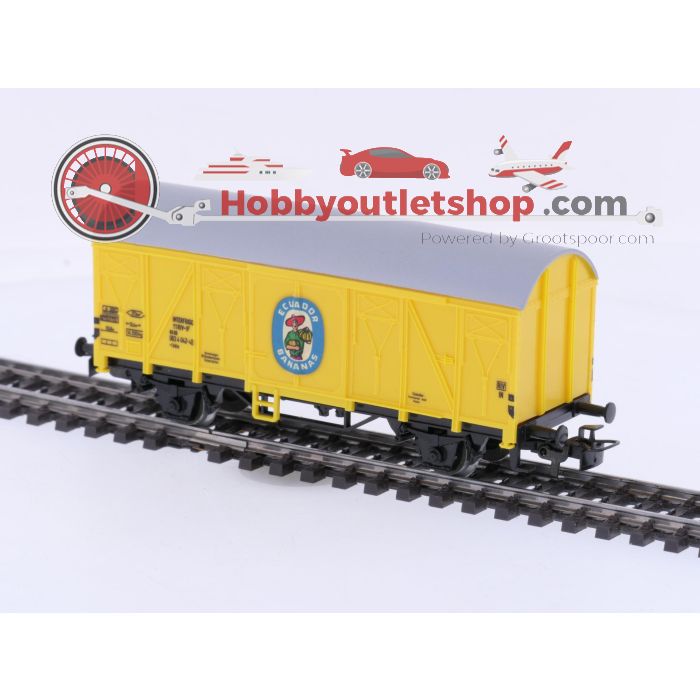 Schaal H0 Märklin 4414, 4509 en 4637 set van 4 gesloten goederenwagen "Bananen" van de DB #9172 - sku: 20260331101347 - Gebraucht - Sehr guter Zustand - Bild 8