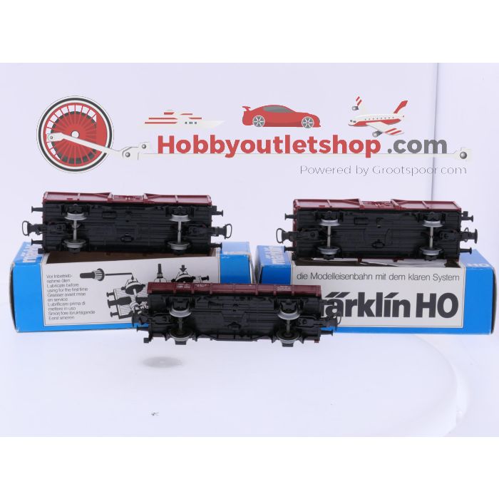 Schaal H0 Märklin 4423, 4430, 4431 en 4473 set van 6 goederenwagons van de DB #9173 - sku: 20260331104643 - Gebraucht - Sehr guter Zustand - Bild 14