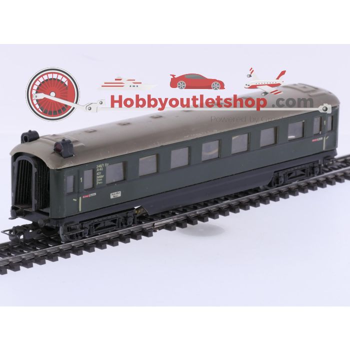 Schaal H0 Märklin 346/1 personenrijtuig 1e kl. van de DB #9174 - sku: 20260331120806 - Used - Very good condition - Photo 3