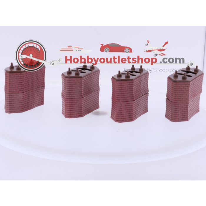 Schaal H0 Märklin 7163 en 7064 boog brug met 8 x pijler 30mm #9190 - sku: 20260403033401 - Used - Very good condition - Photo 5