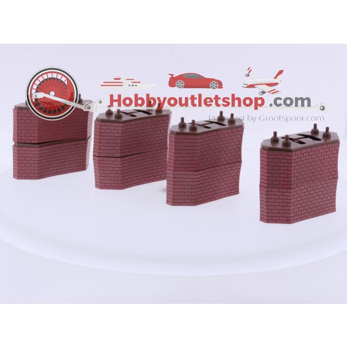 Schaal H0 Märklin 7163 en 7064 boog brug met 8 x pijler 30mm #9190 - sku: 20260403033401 - Used - Very good condition - Photo 6