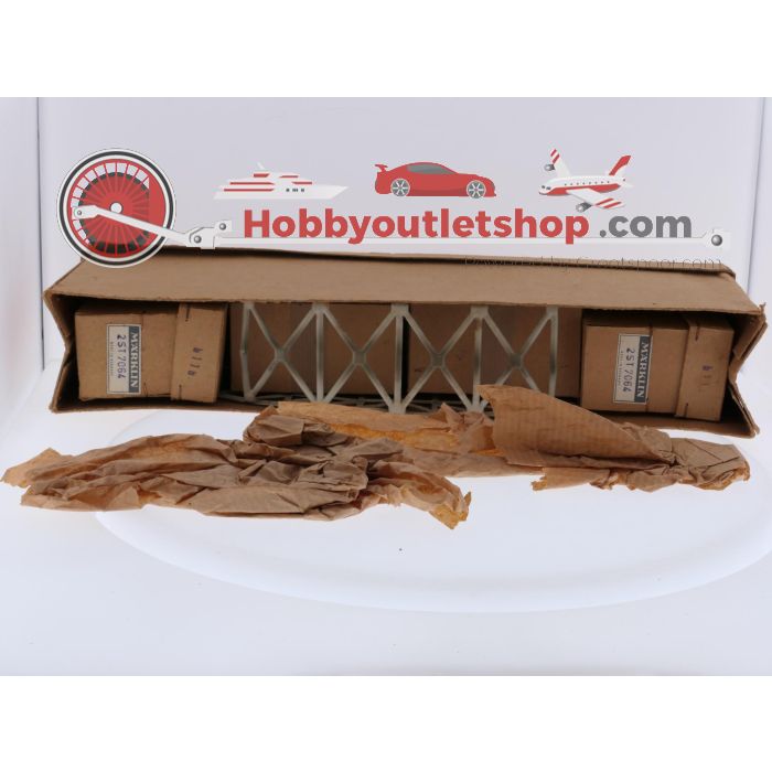 Schaal H0 Märklin 7163 en 7064 boog brug met 8 x pijler 30mm #9190 - sku: 20260403033401 - Used - Very good condition - Photo 8