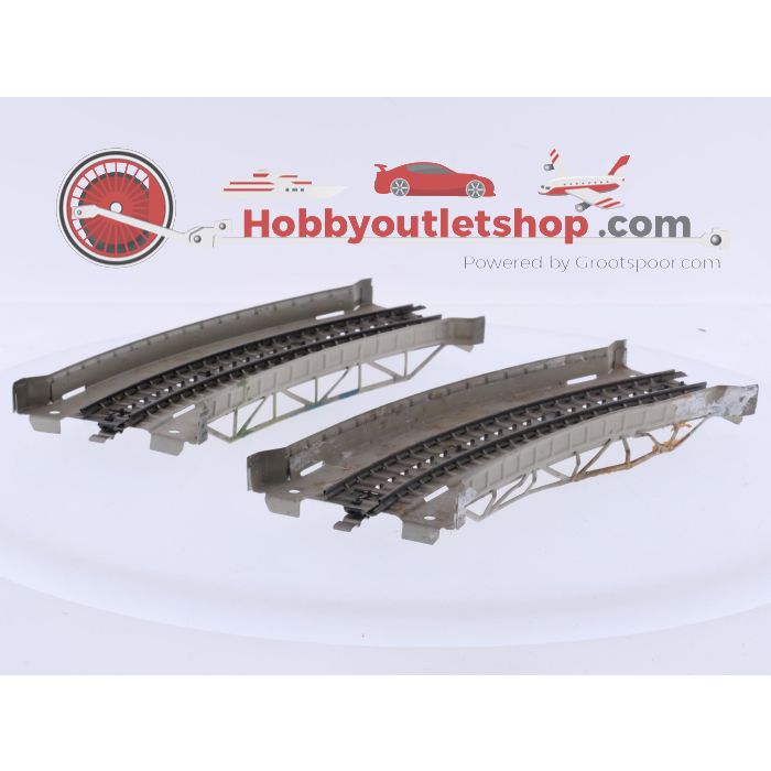 Schaal H0 Märklin 7167 gebogen oprit 2 st. #9193 - sku: 20260403050015 - Gebraucht - Guter Zustand - Bild 2