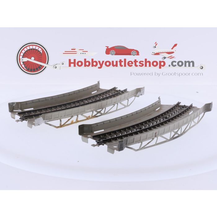 Schaal H0 Märklin 7167 gebogen oprit 2 st. #9193 - sku: 20260403050015 - Gebraucht - Guter Zustand - Bild 3