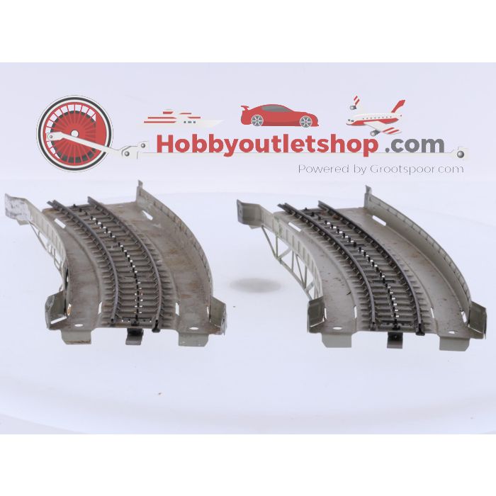 Schaal H0 Märklin 7167 gebogen oprit 2 st. #9193 - sku: 20260403050015 - Gebraucht - Guter Zustand - Bild 4