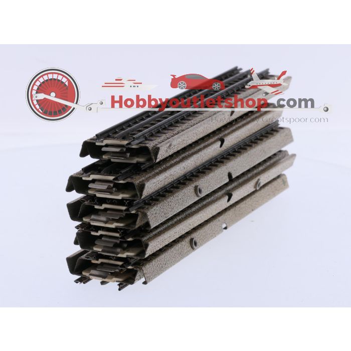 Schaal H0 Märklin 3600 D rechte rails 10 st. M-Rails #9194 - sku: 20260403054627 - Gebraucht - Guter Zustand - Bild 2