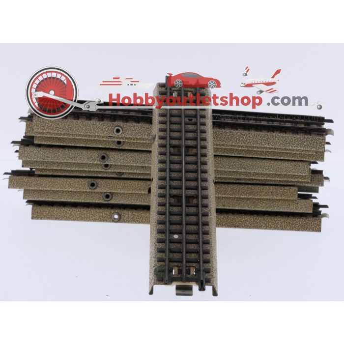 Schaal H0 Märklin 3600 D rechte rails 10 st. M-Rails #9194 - sku: 20260403054627 - Gebraucht - Guter Zustand - Bild 5