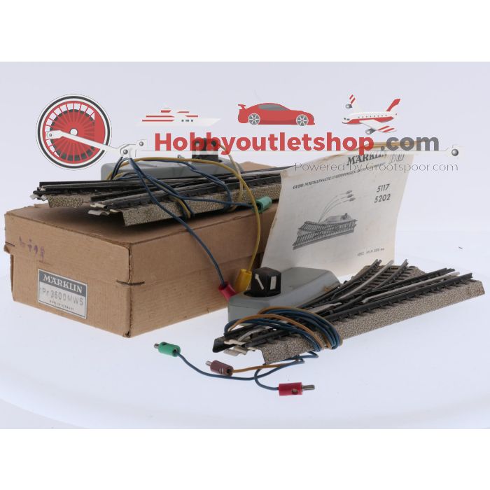 Schaal H0 Märklin 3600 MWS elektrische wissel set L+R #9200 - sku: 20260407114512 - Used - Good condition - Photo 4