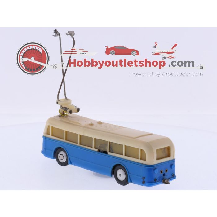 Schaal H0 Eheim 6101 (Brawa) trolleybus crème-blauw #9207 - sku: 20260408104322 - Gebraucht - Guter Zustand - Bild 4