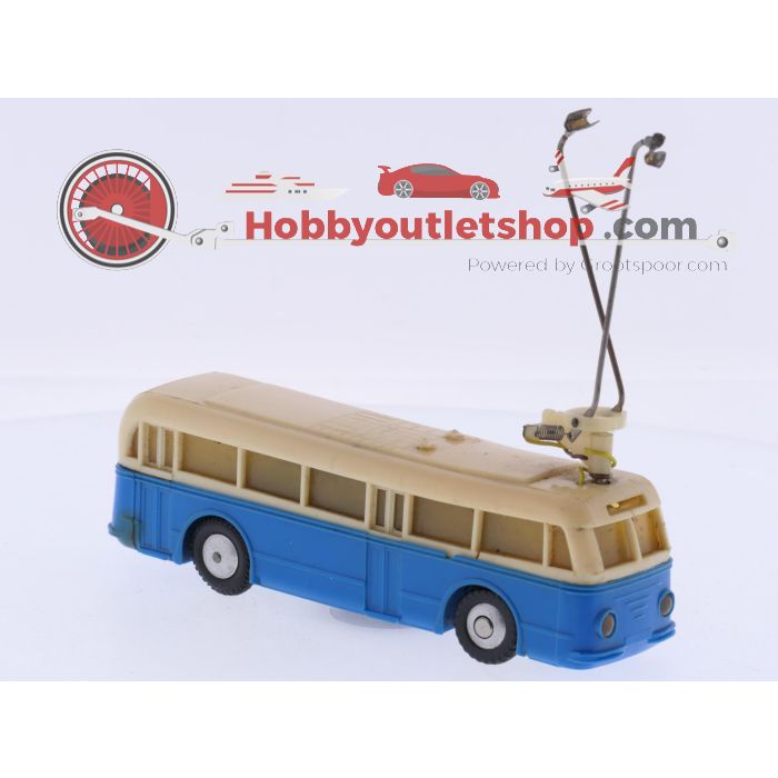Schaal H0 Eheim 6101 (Brawa) trolleybus crème-blauw #9207 - sku: 20260408104322 - Gebraucht - Guter Zustand - Bild 6