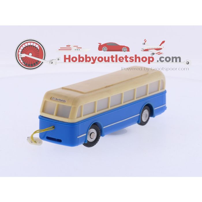 Schaal H0 Eheim 6101 (Brawa) trolleybus crème-blauw #9207 - sku: 20260408104322 - Gebraucht - Guter Zustand - Bild 7