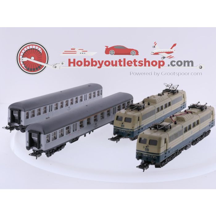 Schaal H0 Lima 208055, 9155 en 9156 elektrische locomotieven BR 151 met silberling personenrijtuigen. BASTLER #9210 - sku: 20260408011935 - Gebruikt - Redelijke staat - Afbeelding 16