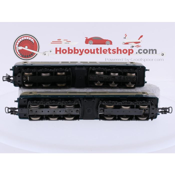 Schaal H0 Lima 208055, 9155 en 9156 elektrische locomotieven BR 151 met silberling personenrijtuigen. BASTLER #9210 - sku: 20260408011935 - Gebruikt - Redelijke staat - Afbeelding 10